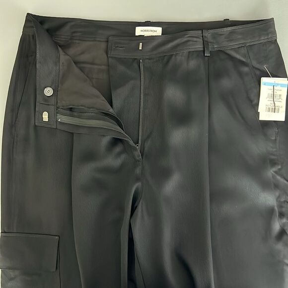 Black Cargo Tailored Pants - Picture 8 of 8